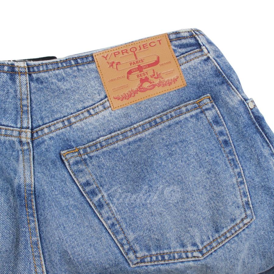 ワイプロジェクト Y．PROJECT Y Belt Arc Jeans ベルトアークジーンズ デニム パンツ ブルー サイズ：UNISEX 29｜kindal｜03