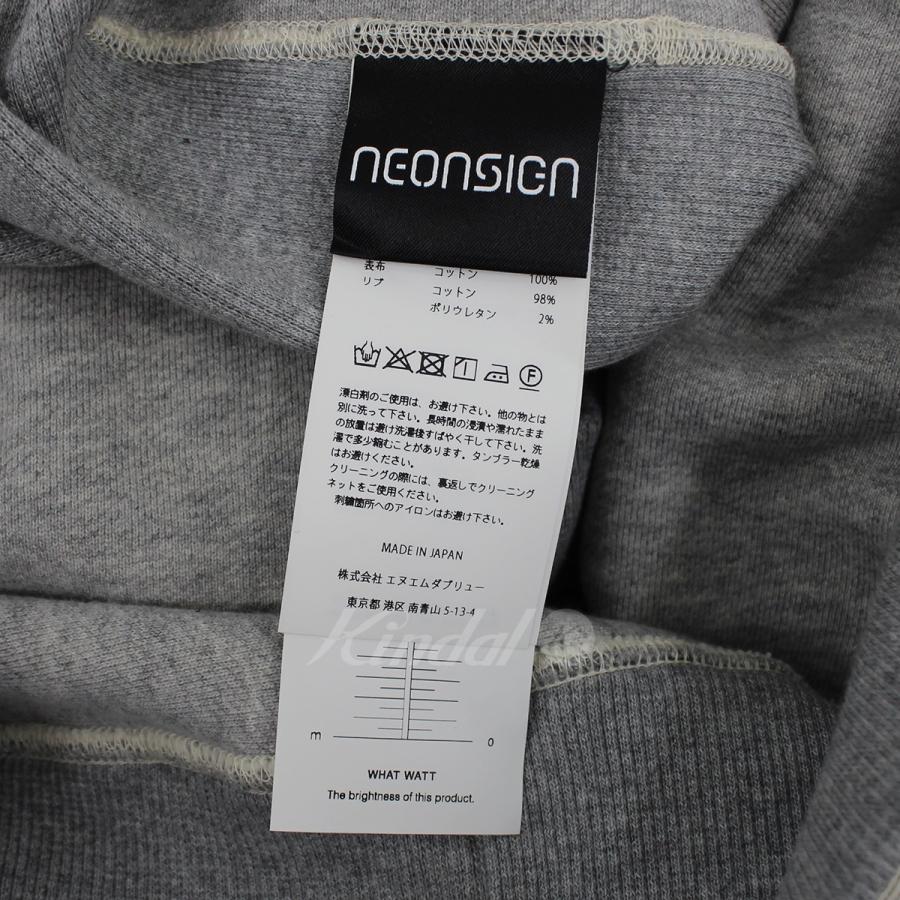 ネオンサイン NEON SIGN 24SS Error Sweat エラー ロゴ インサイドアウト スウェット トレーナー グレー サイズ：46(オー｜kindal｜05