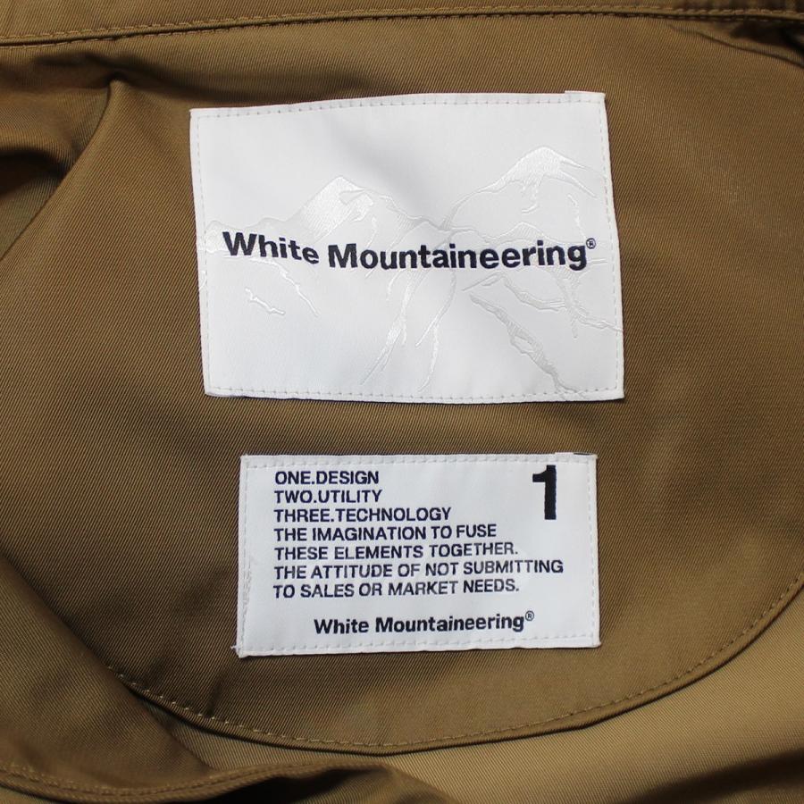ホワイトマウンテニアリング White Mountaineering 22SS SOLOTEX バックロゴ コーチジャケット ブラウン サイズ：1｜kindal｜07