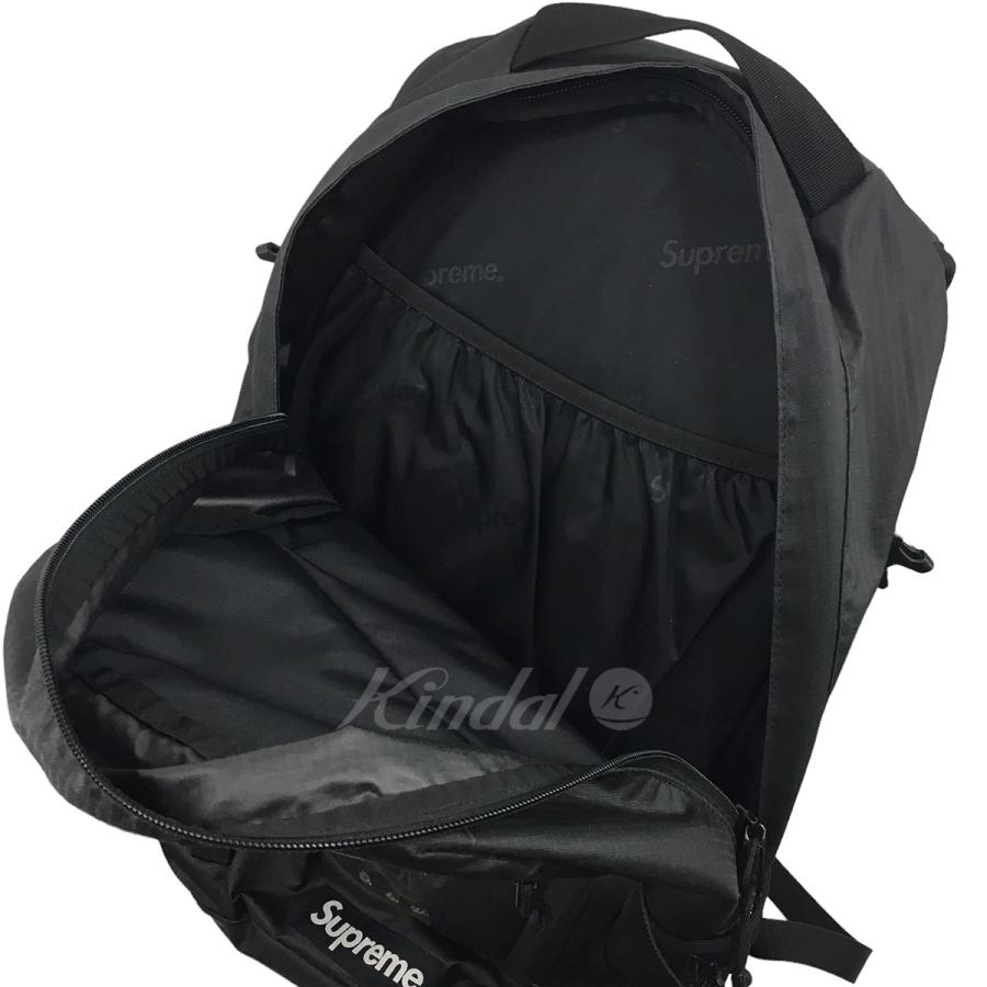 シュプリーム SUPREME 21SS Backpack ロゴ バックパック ブラック｜kindal｜07