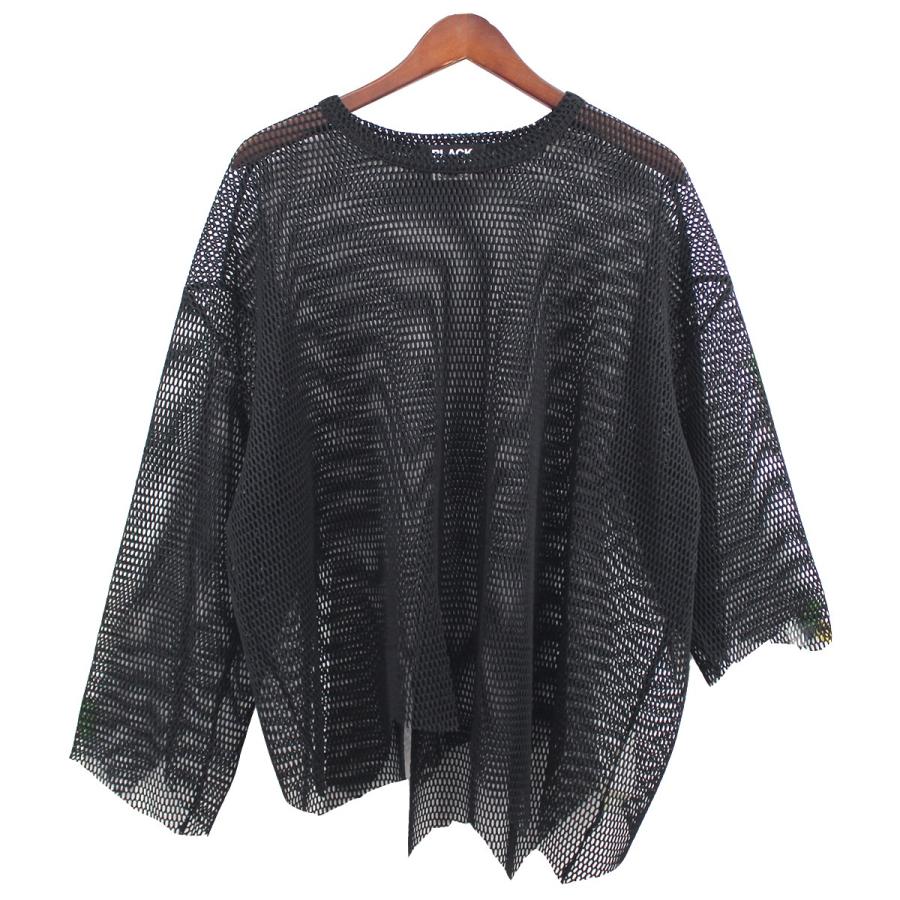 値下げ】BLACK COMME des GARCONS 23SS アシンメトリー メッシュ 