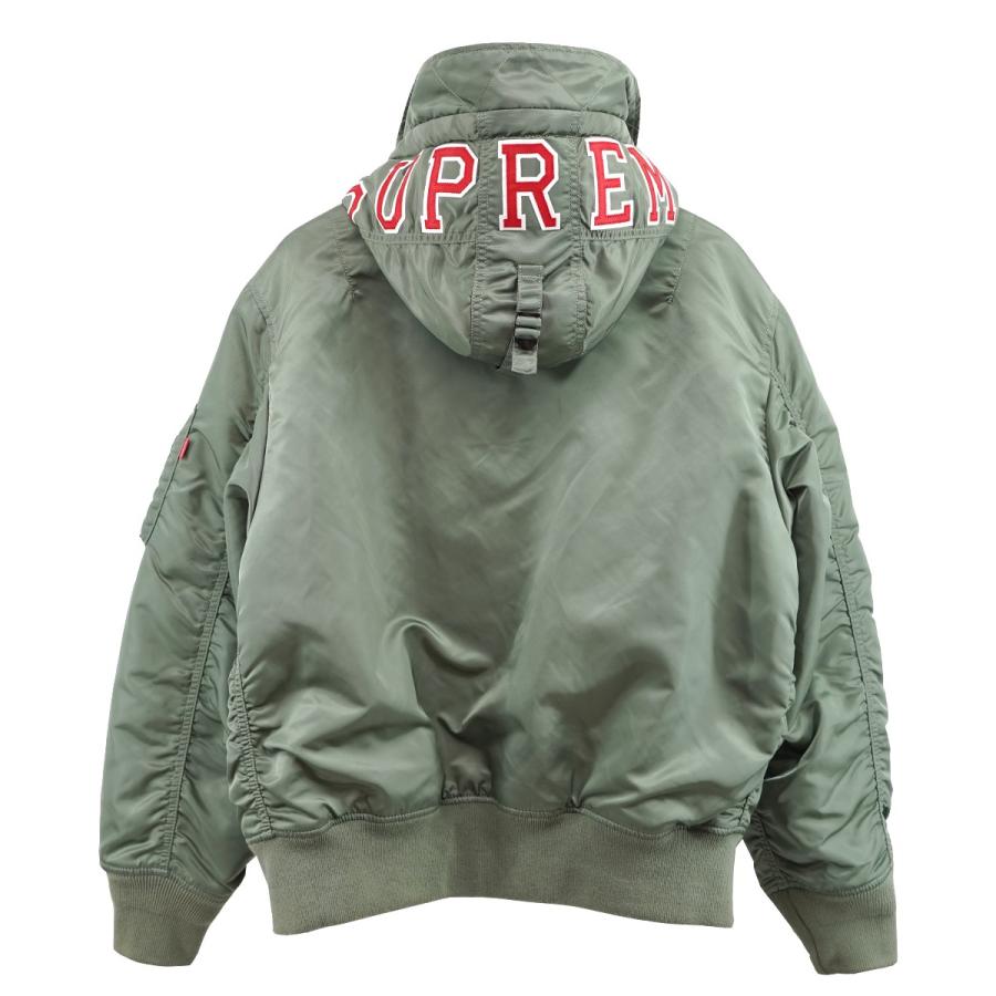 値下げ】Supreme 21AW Hooded MA-1 フード ロゴ エムエーワン ボンバー  