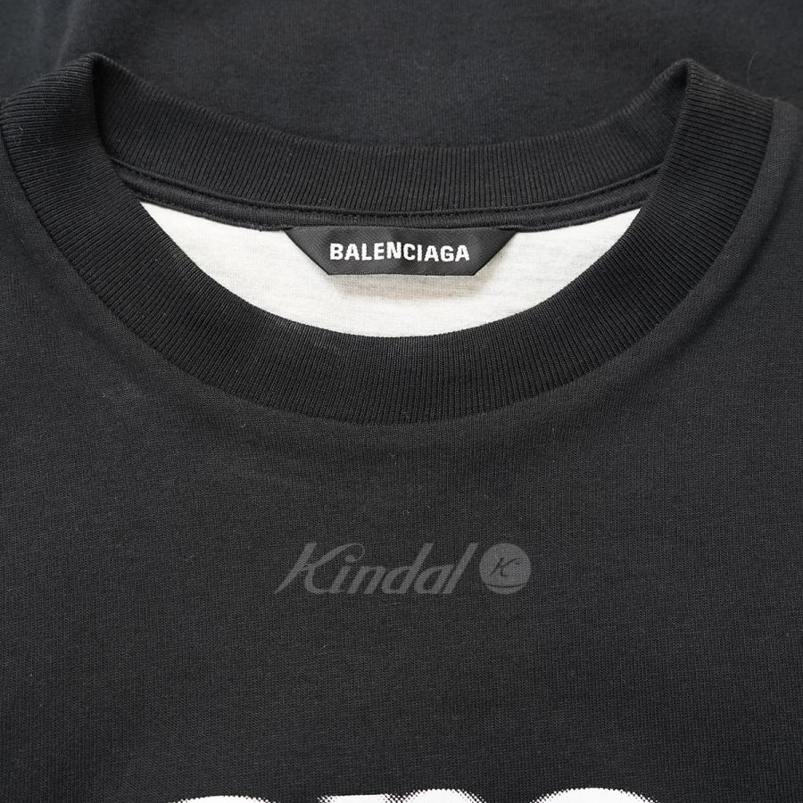 バレンシアガ BALENCIAGA 20AW ダブルレイヤードッキングTシャツ ブラック サイズ：XXS(オーバーサイズ)｜kindal｜05