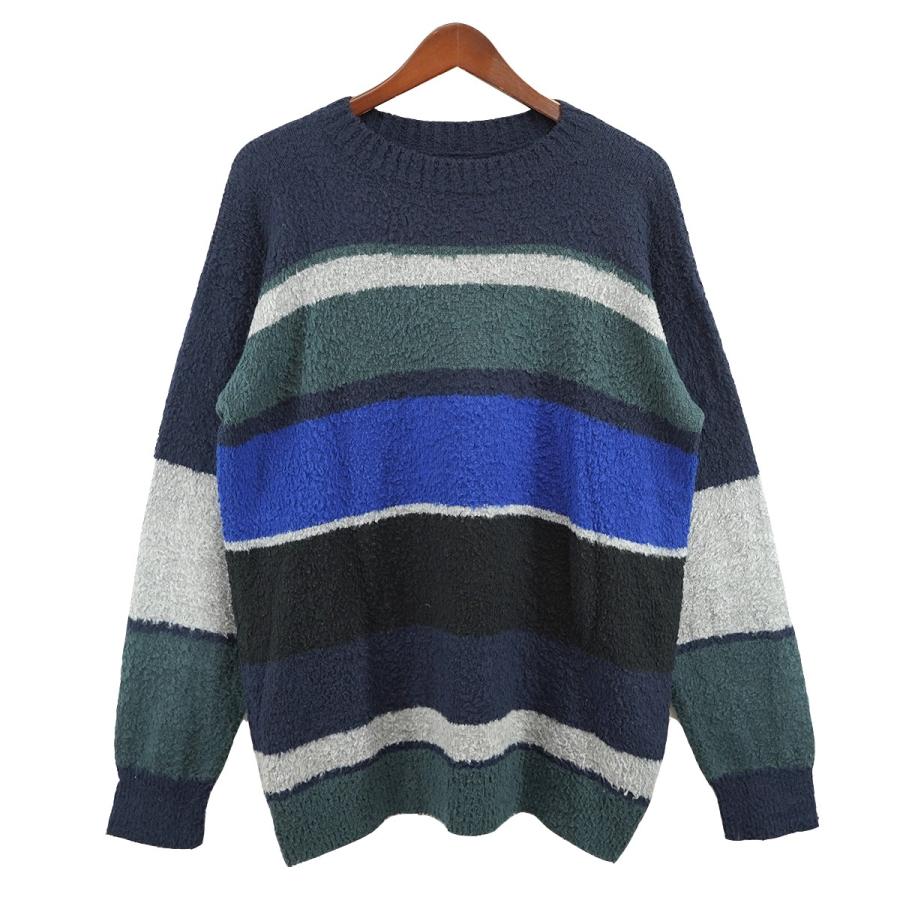 sacai 【値下げ】sacai マルチ ボーダーニット マルチカラー サイズ：2 