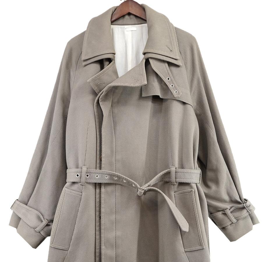 SEEALL シーオール DOUBLE COLLAR TRENCH ダブルカラー トレンチコート 