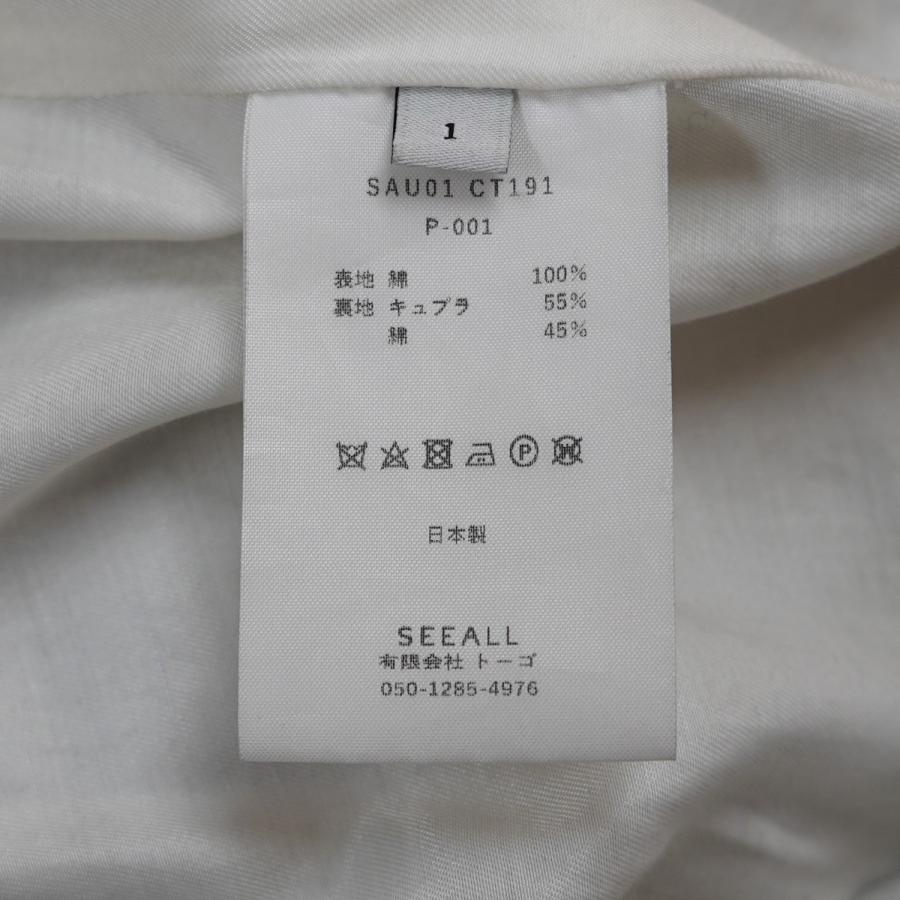 SEEALL シーオール DOUBLE COLLAR TRENCH ダブルカラー トレンチコート 
