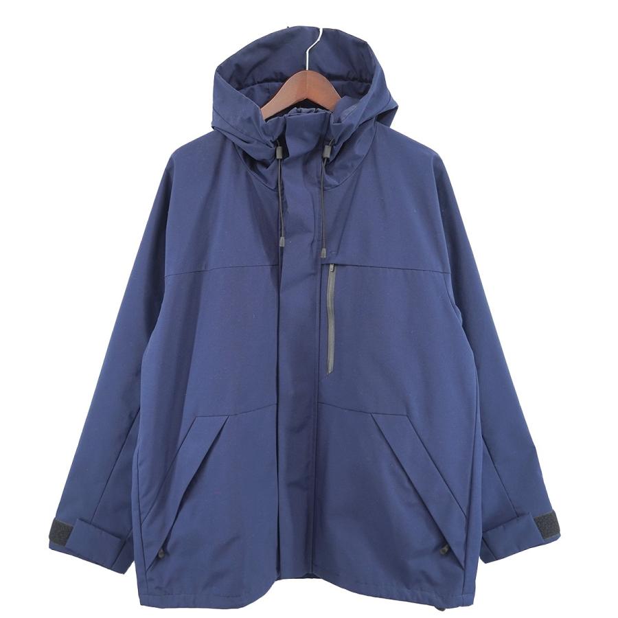 デサント DESCENTE フーデットコート 撥水加工 ネイビー サイズ：L 