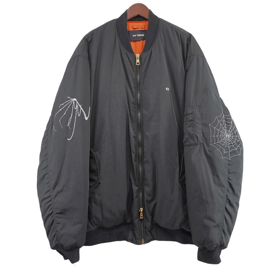 激安単価で RAF SIMONS 【値下げ】RAF 21AW Spider print MA-1 bomber ジャケット・アウター