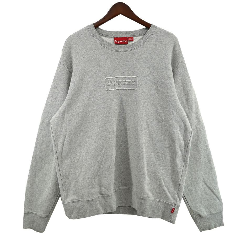 値下げ】Supreme 20SS Cut Out Logo Crewneck カットアウト ロゴ 