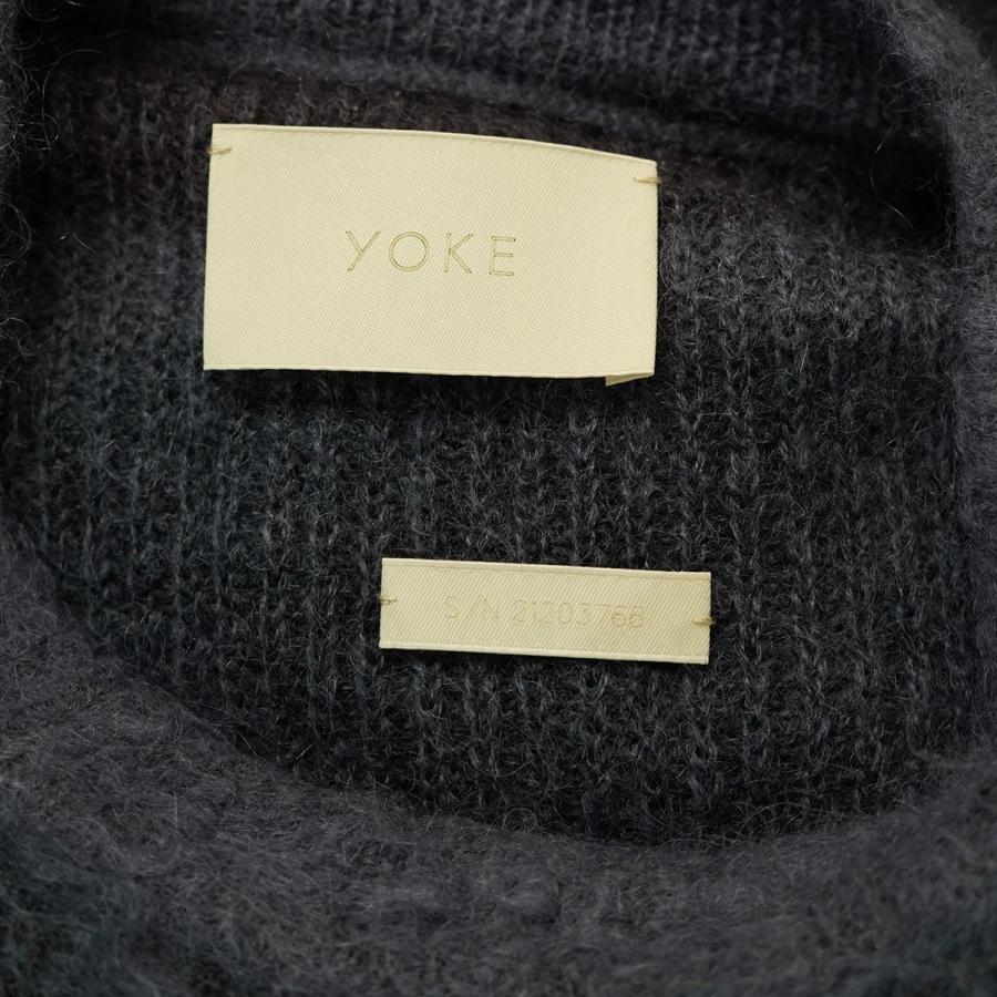 値下げ】YOKE 21AW ROTHKO BORDER CREW NECK ロスコ ボーダー モヘヤ 