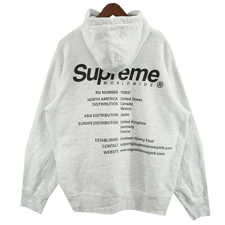 値下げ】Supreme 23SS Worldwide Hooded Sweatshirt ワールドワイド