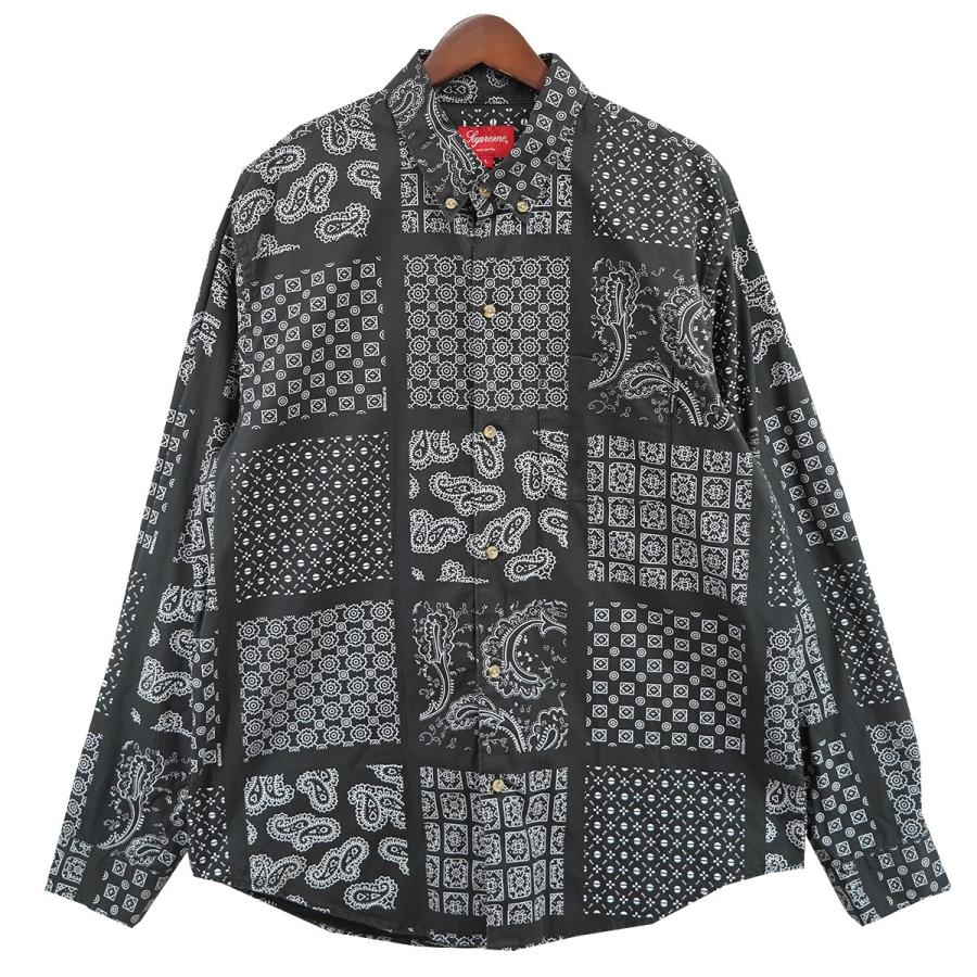 シュプリーム Supreme 20SS Paisley Grid Shirt ペイズリーグリッド 