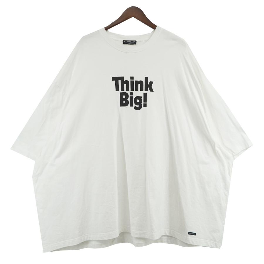 BALENCIAGA バレンシアガ Think BigプリントオーバーサイズTシャツ 