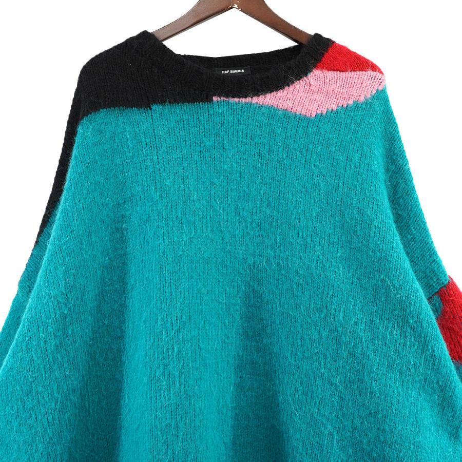 RAF SIMONS 【値下げ】RAF 21AW OVERSIZED KNIT SWEATER WITH JACQUARD 