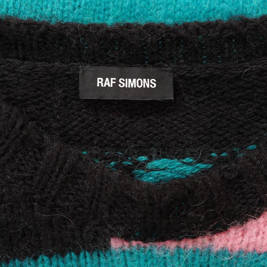 RAF SIMONS 【値下げ】RAF 21AW OVERSIZED KNIT SWEATER WITH JACQUARD 