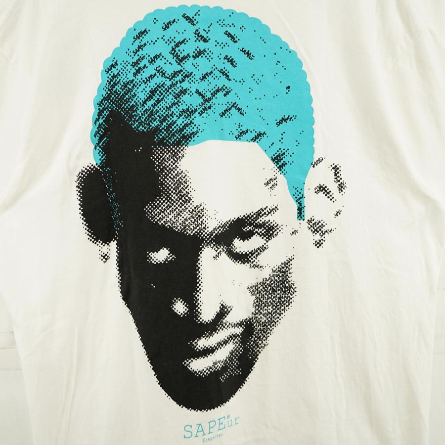 サプール SAPEur ロゴ ロッドマンTシャツ ホワイト サイズ：XL