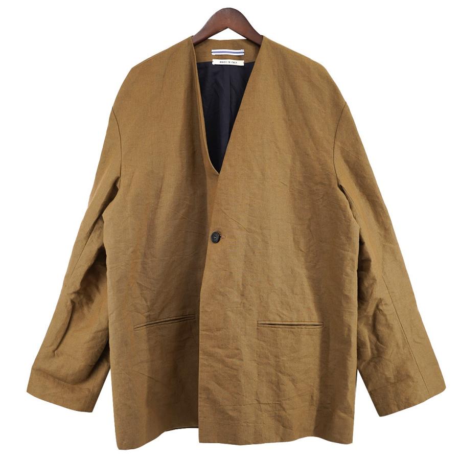 CristaSeya 【値下げ】CRISTASEYA COLLARLESS JACKET 和紙 ペーパー 