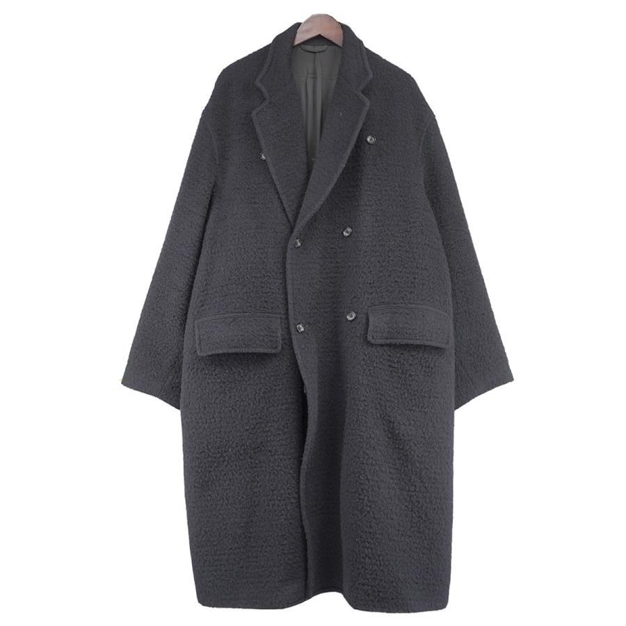 BLURHMS 【値下げ】blurhms ウール モヘア ダブルブレスト コート 