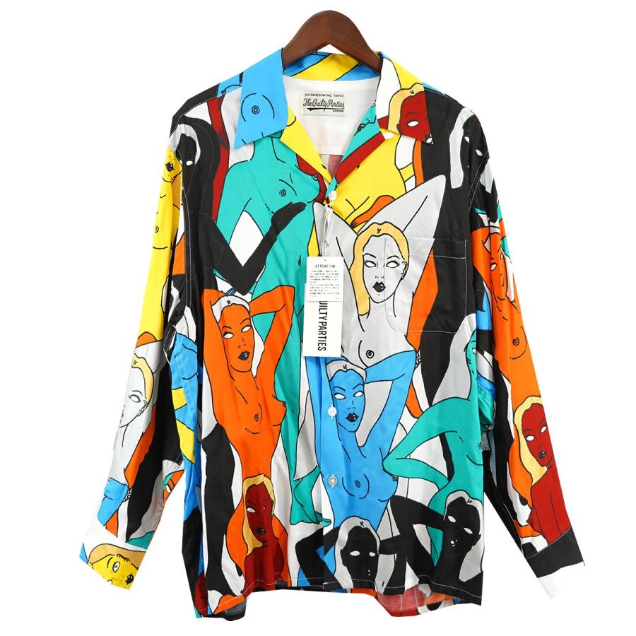 WACKO MARIA ワコマリア 22AW 天国東京百女柄図 HAWAIIAN SHIRT L／S 