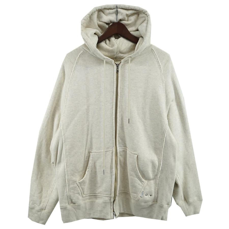Sugar 【値下げ】SUGARHILL ZIP-UP RAW EDGE HOODIE ジップ ロウ ロー 