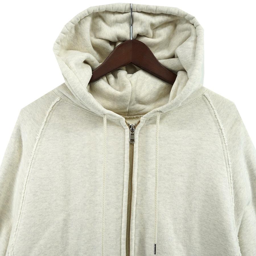 Sugar 【値下げ】SUGARHILL ZIP-UP RAW EDGE HOODIE ジップ ロウ ロー 