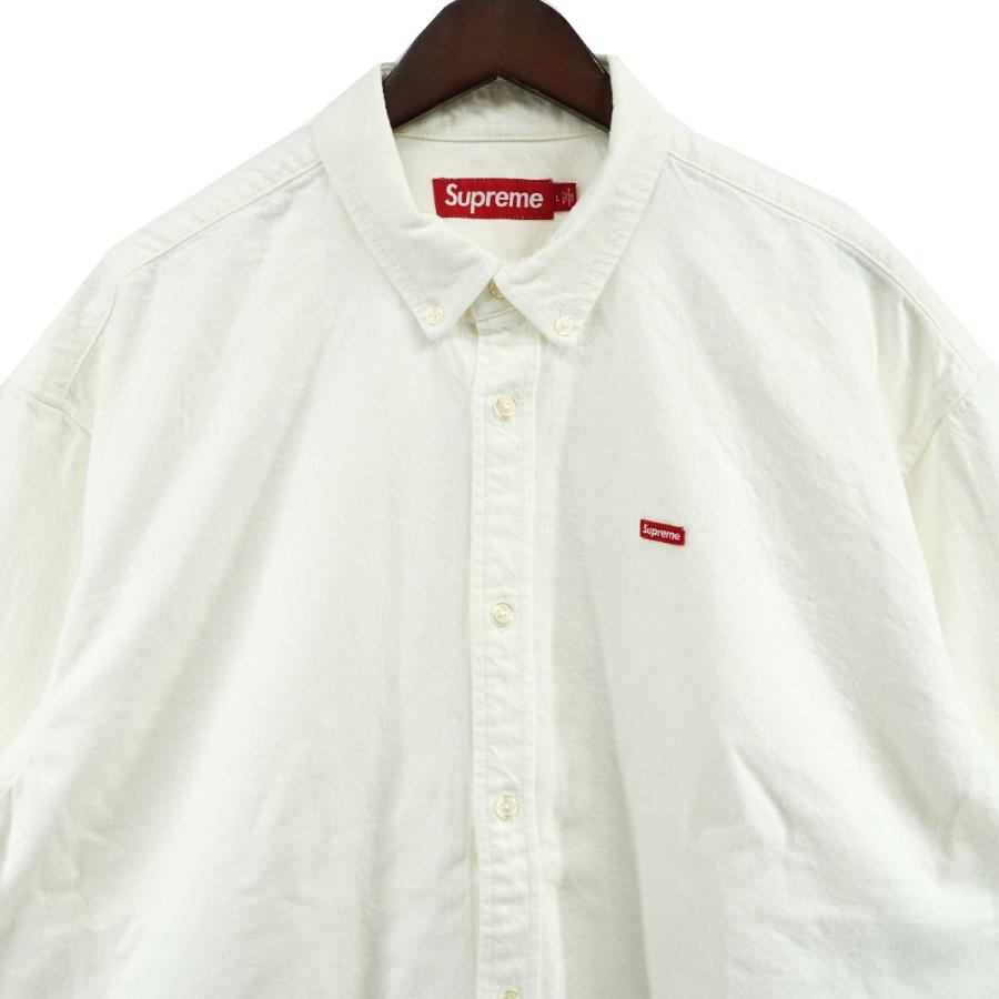 Supreme 【値下げ】Supreme 24AW Small Box Shirt White Denim 
