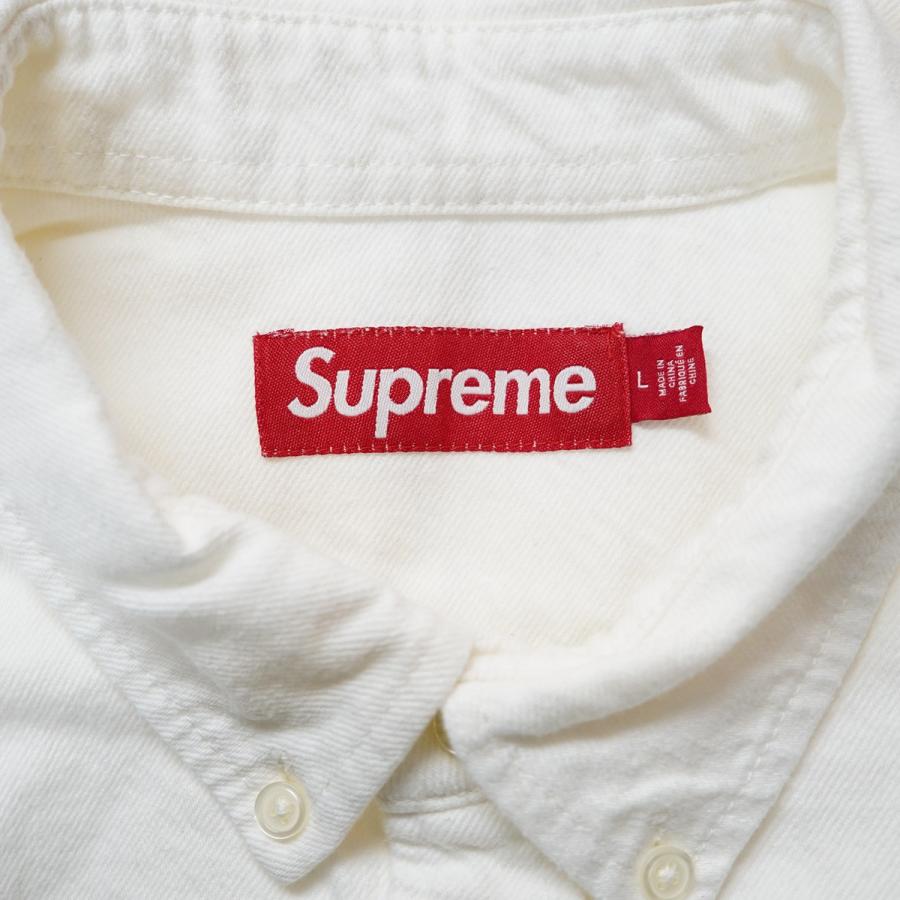 Supreme 【値下げ】Supreme 24AW Small Box Shirt White Denim 