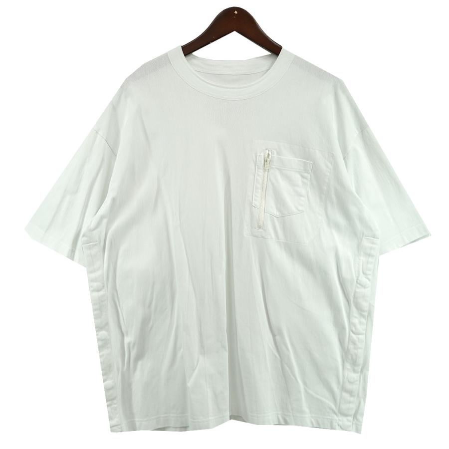 sacai サカイ 24SS Cotton Jersey T-Shirt ポケット ジップ sacai サカイ 24SS Cotton Jersey T-Shirt ポケット ジップ