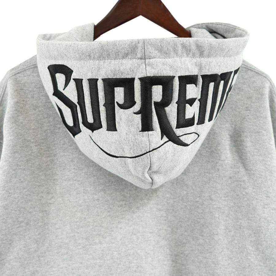 Supreme ミスターカートゥーン グレー ジップアップパーカー M 厚手 