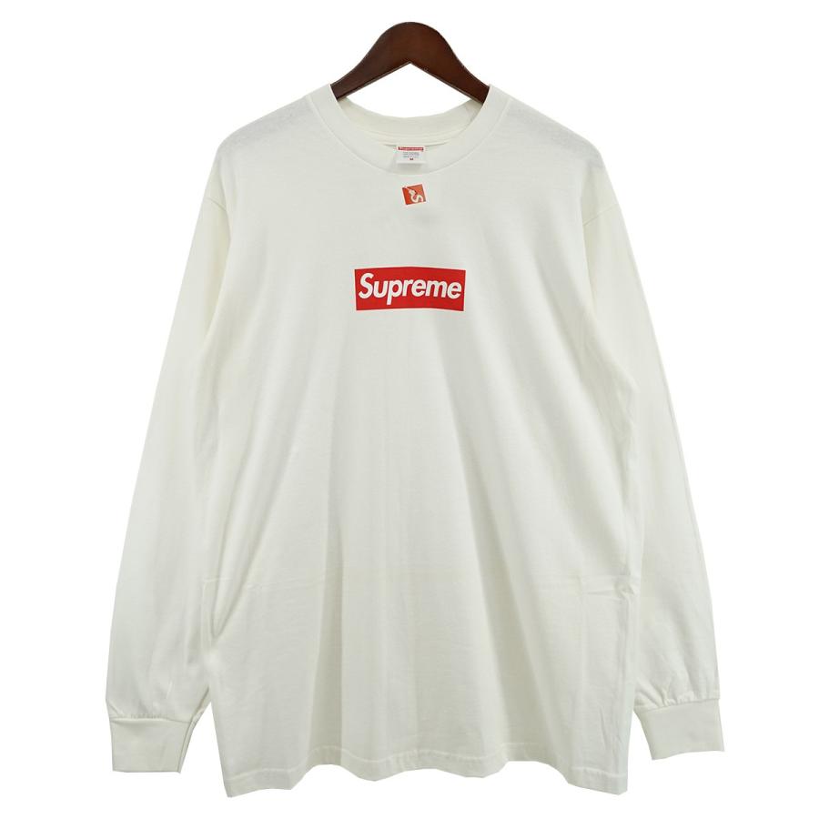 最終値下げsupreme ロンT ボックスロゴ 白T 【公式通販】