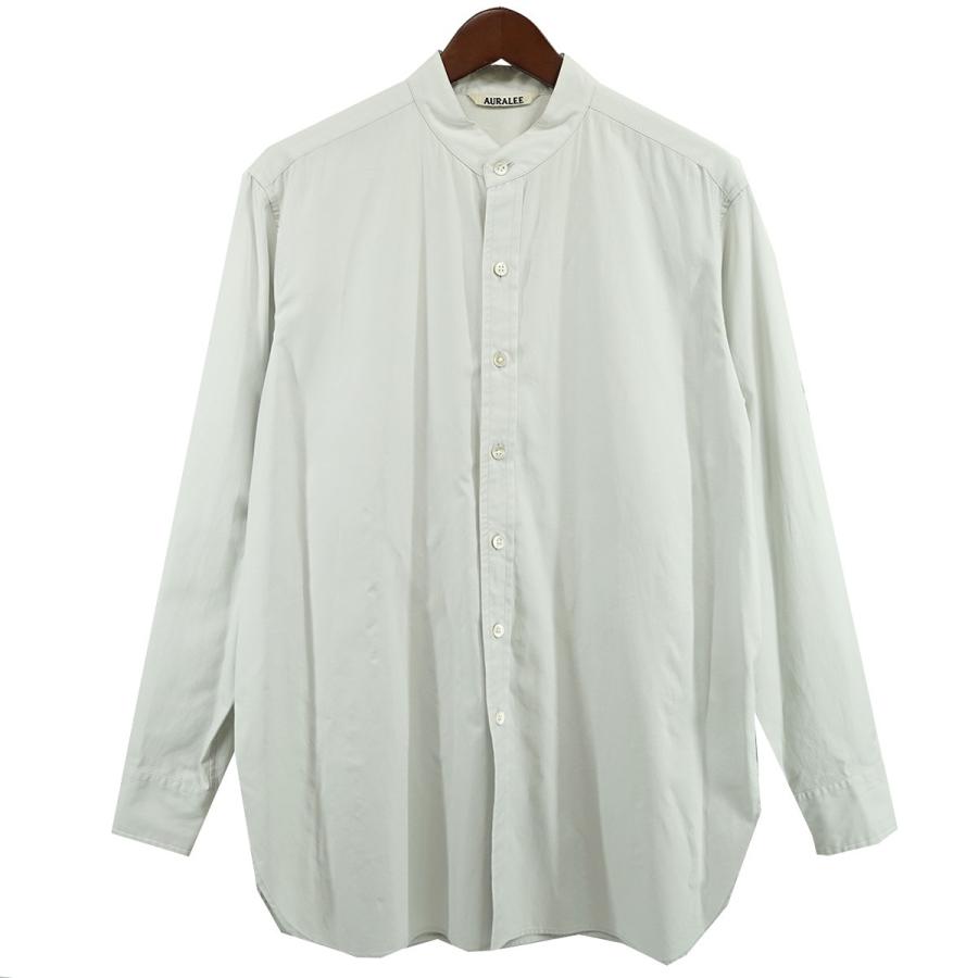 オーラリー AURALEE 20AW WASHED FINX TWILL SHIRTS ウォッシュド 