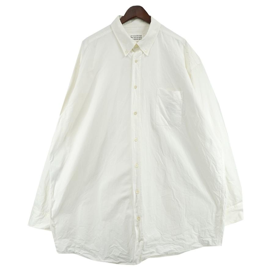 Maison Margiela メゾンマルジェラ プレーン オーバーシャツ 長袖 Maison Margiela メゾンマルジェラ プレーン オーバーシャツ 長袖