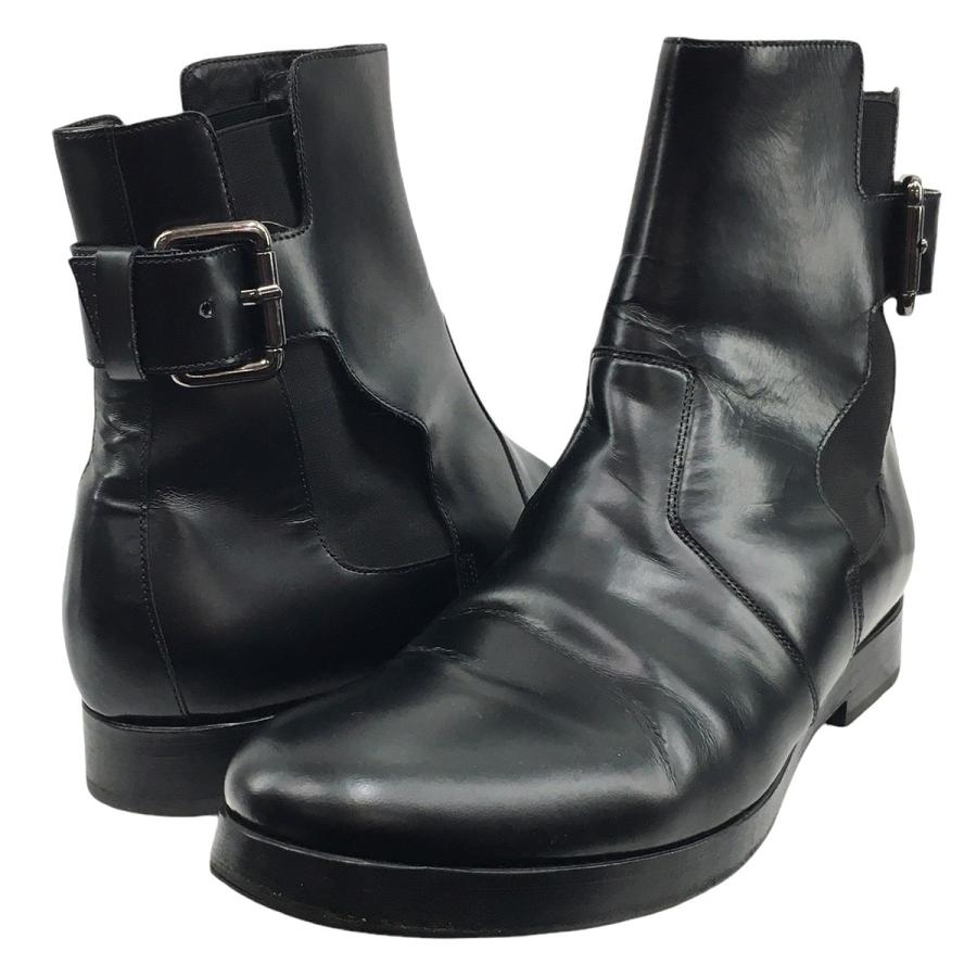 PIERRE HARDY】ピエールアルディ レザーブーツ サイドジップ黒40