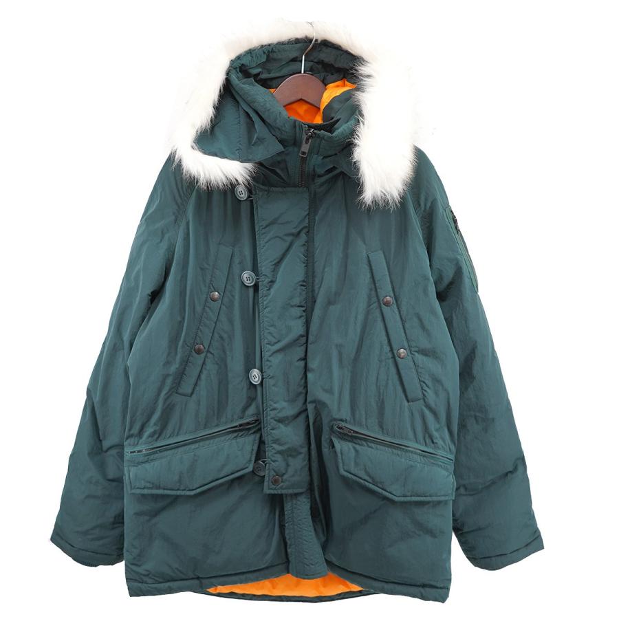 PALACE 【値下げ】PALACE P-3B PARKA Green Jacket N-3B フライト ロゴ 