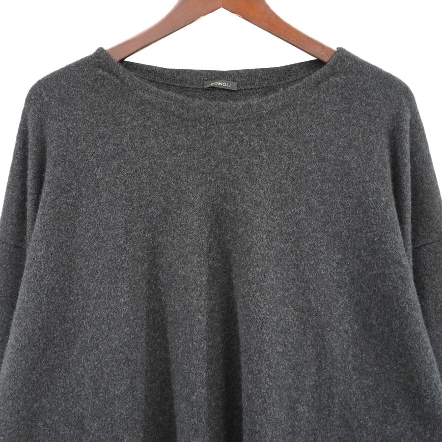 コモリ COMOLI 23AW カシミヤ コモリニット セーター グレー サイズ：3 