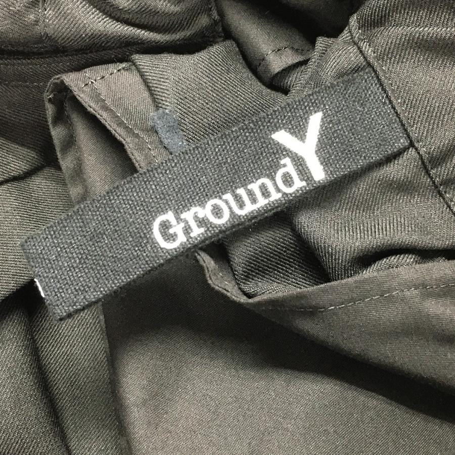 Y's ヨウジヤマモト　グレー ワイドショートパンツ サイズ1 クロップド Y's ヨウジヤマモト グレー ワイドショートパンツ サイズ1