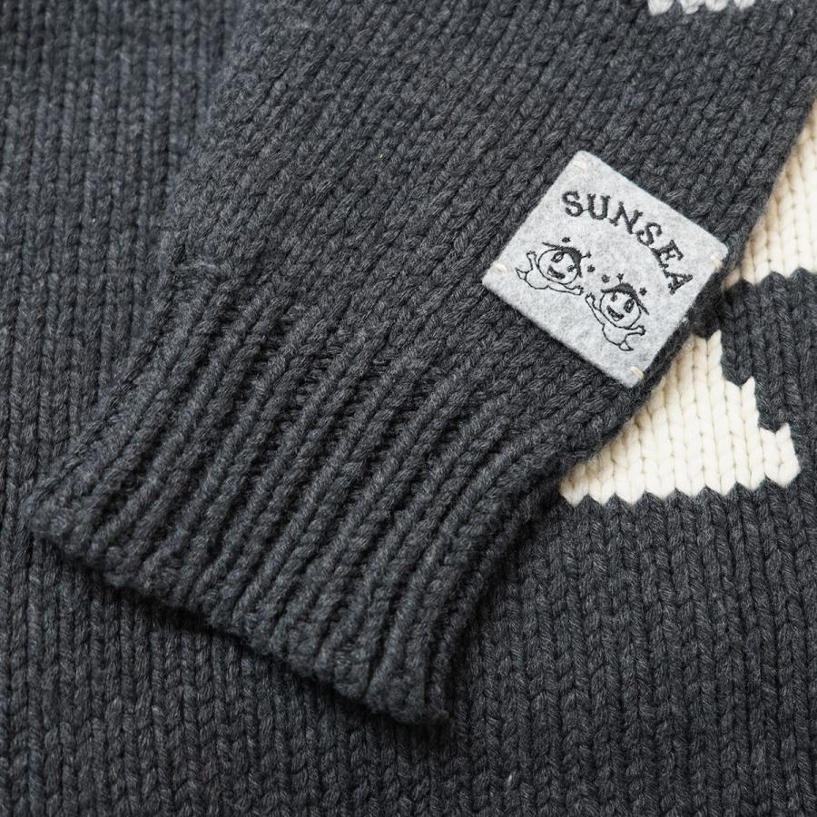 SUNSEA 【値下げ】SUNSEA APOLLO SWEATER アポロ リバーシブル ニット 