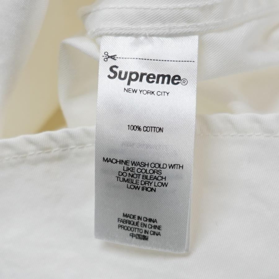Supreme ホワイト ボタンダウンシャツ 楽天市場】Supreme シュプリーム シャツ サイズ:L 19AW クラウン