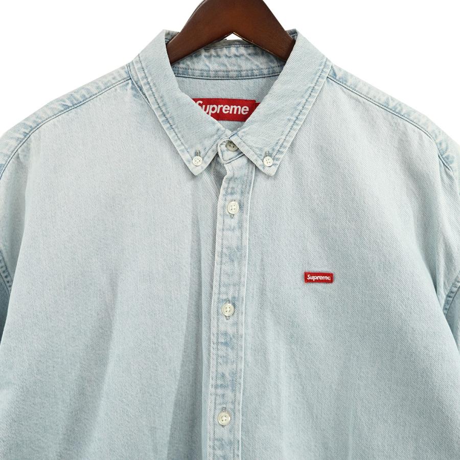トップス 24ss Supreme small box Shirt Washed Blue Supreme（シュプリーム） 【値下げ】Supreme 24SS Small Box Shirt