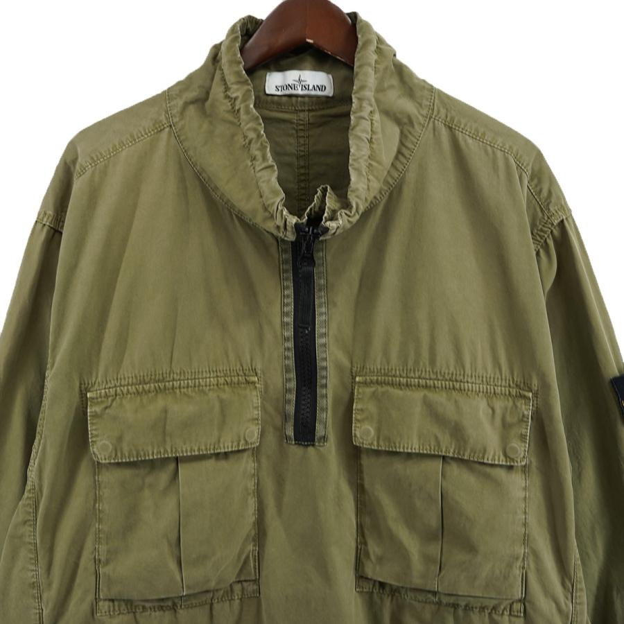 STONE ISLAND ストーンアイランド Over shirt ロゴ パッチ プル STONE ISLAND ストーンアイランド Over shirt ロゴ パッチ プル