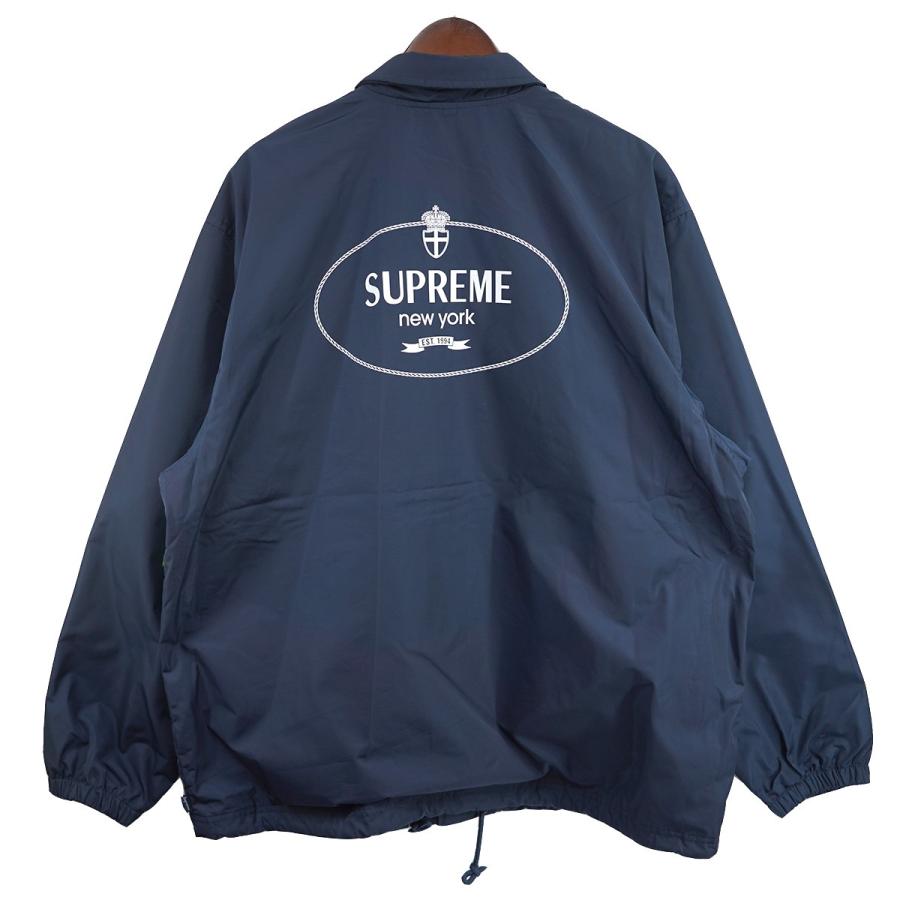 Supreme Crest Coaches Jacket Navy L