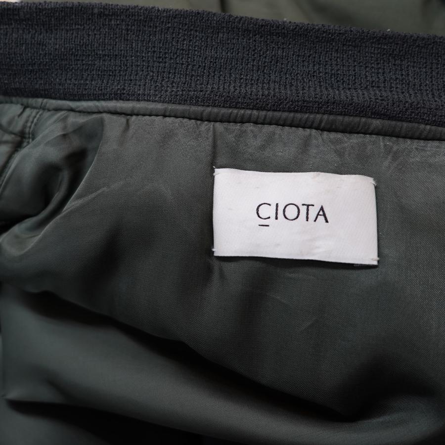 CIOTA（シオタ） スビンコットン ナイロンツイル MA-1 ボンバー