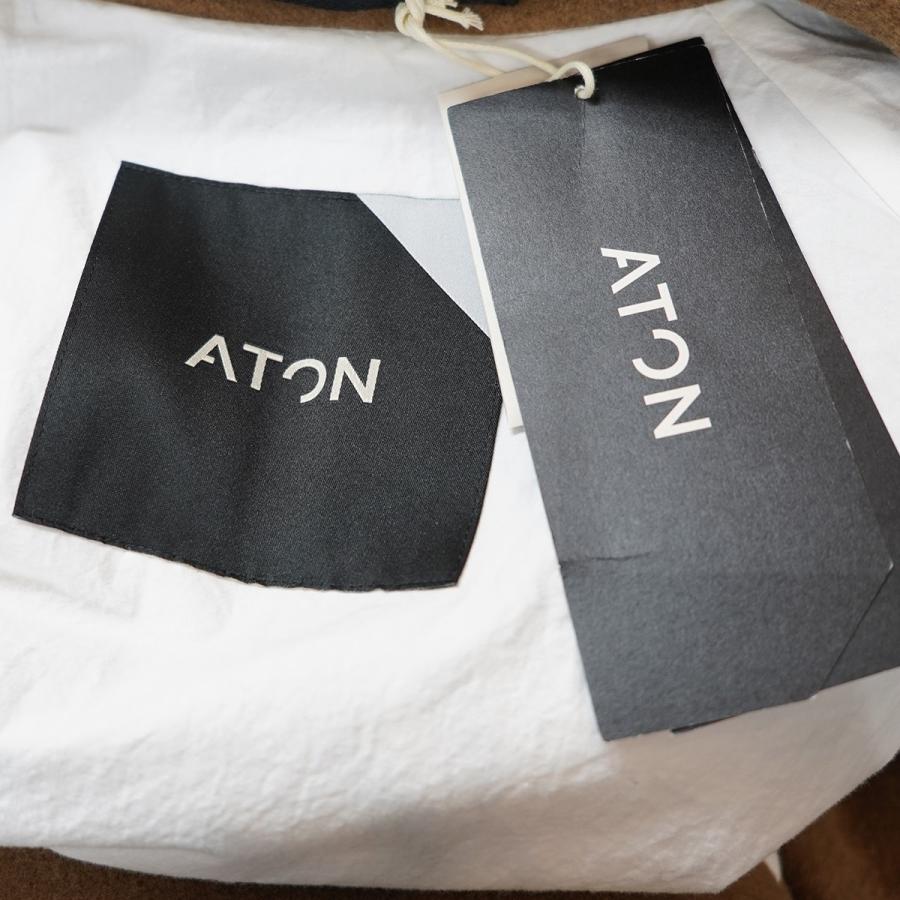 ATON（エイトン） ATON CAMEL MOLESKIN BALMACAAN COAT ATON