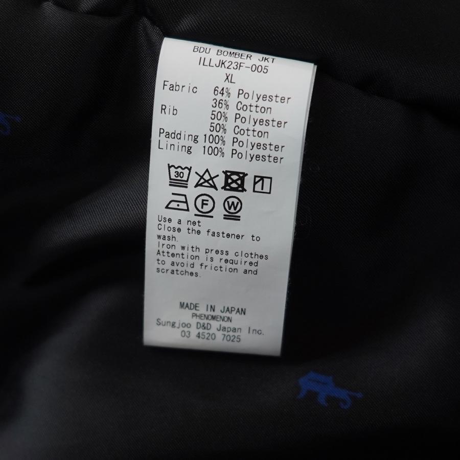 PHENOMENON（フェノメノン） 【値下げ】PHENOMENON 23AW BDU BOMBER