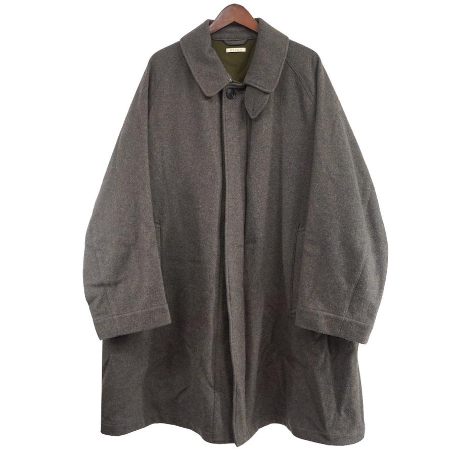 HEUGN ユーゲン MIX TWEED BROWN サイズ3 ユーゲン HEUGN ALBERT MIX TWEED -BROWN- #COAT アルバート ミックス