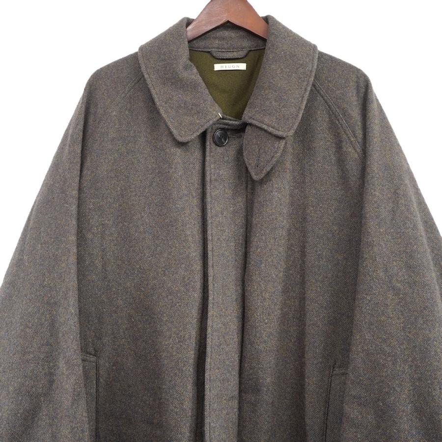 HEUGN ユーゲン MIX TWEED BROWN サイズ3 ユーゲン HEUGN ALBERT MIX TWEED -BROWN- #COAT アルバート ミックス