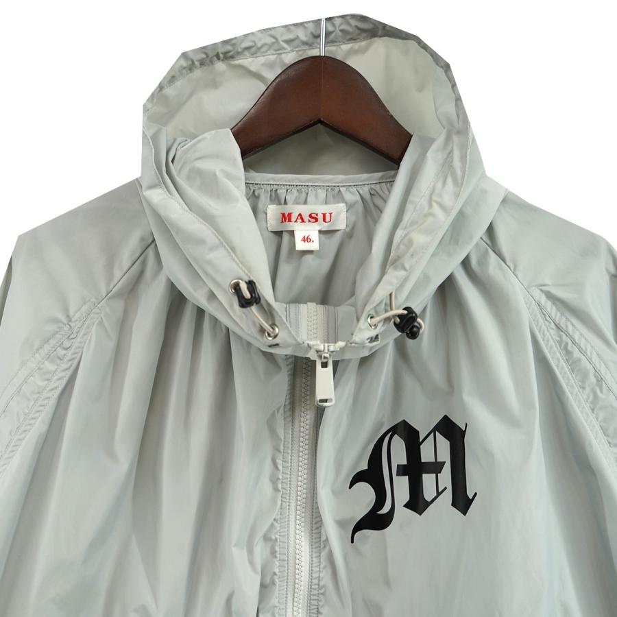 MASU ナイロンジャケット NYLON HOODED JACKET GRAY MASU(エムエーエスユー)のNYLON HOODED JACKET L.GRAYの通販｜PALETTE