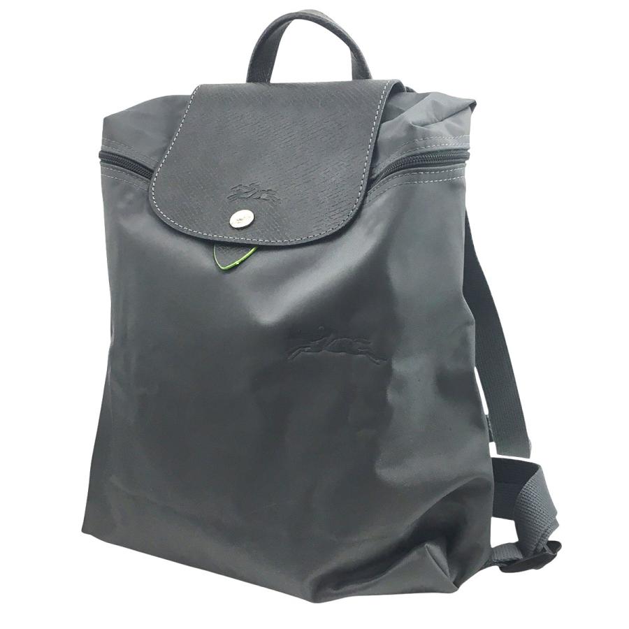 Longchamp リュック　グレー LONGCHAMP 【値下げ】LONGCHAMP バックパック リュック 鞄