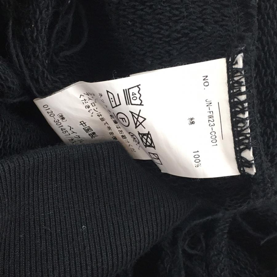 値下げ】JUN NAKAYAMA 23AW DISTRESSED CREWNECK SWEAT ディ