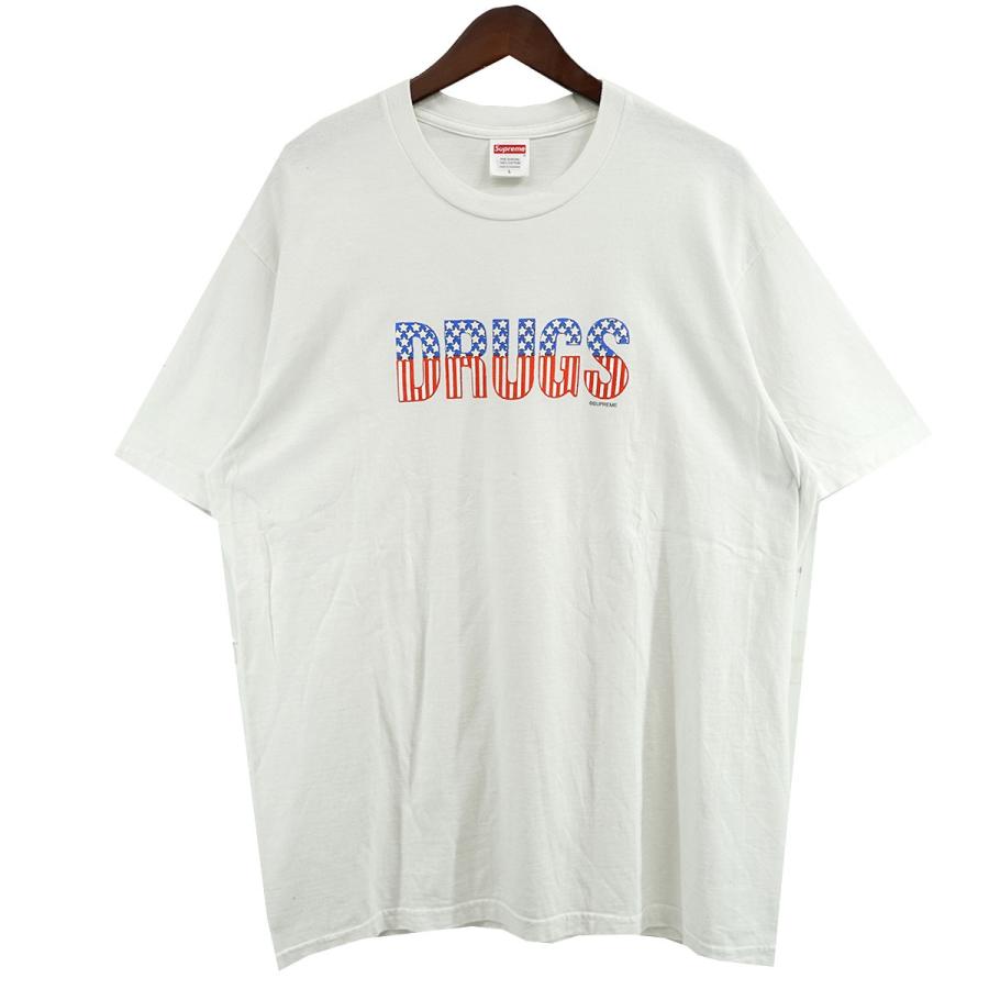 Supreme シュプリーム 24AW Drugs Tee ドラッグス 星条旗 ロゴ Tシャツ  